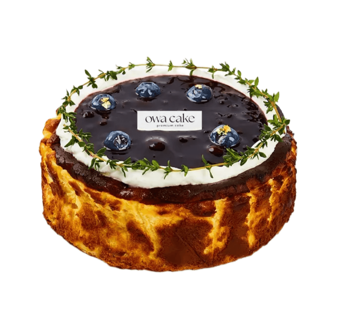 블루베리 바스크 치즈케이크