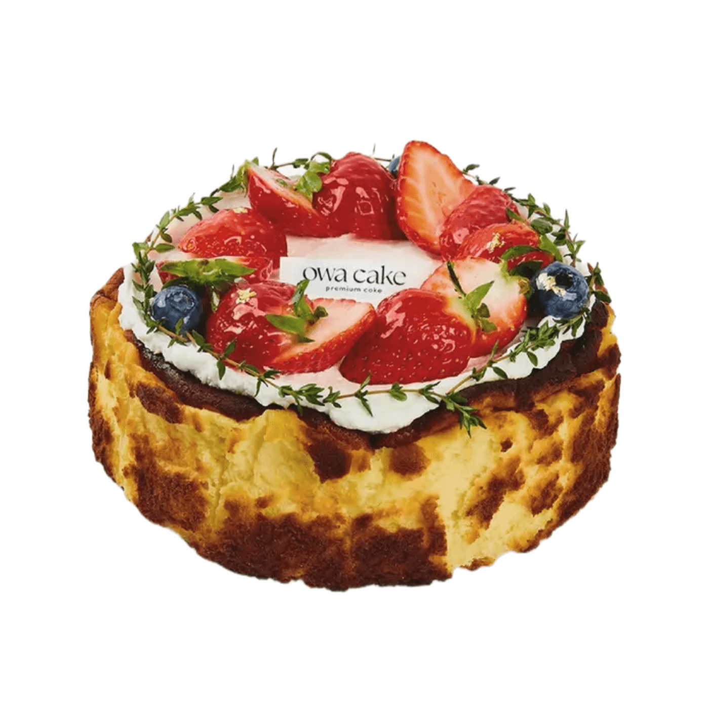 Strawberry Basque Cheesecake