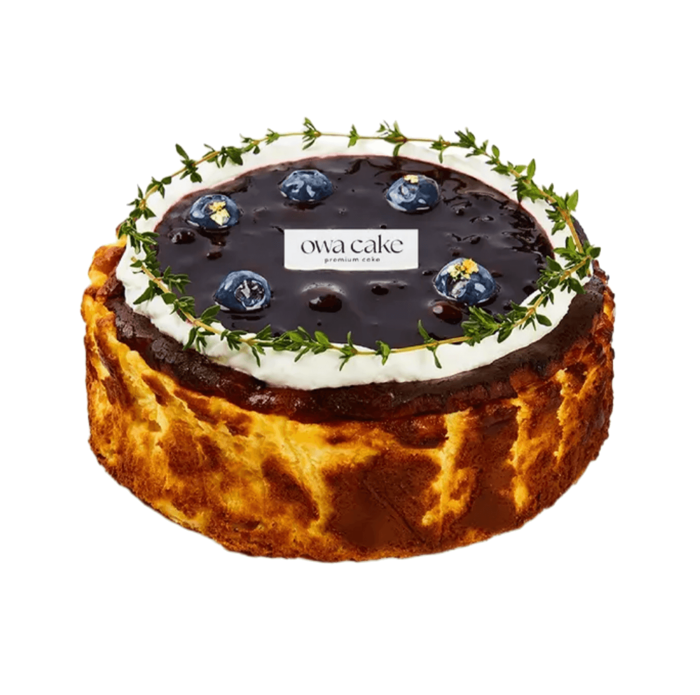 Blueberry Basque Cheesecake